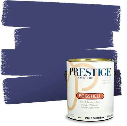 Vista 152 de Prestige Paints. - Base y pintura para exteriores en un solo galón, 1 galón. plano, comparable con Sherwin Williams Topsail.