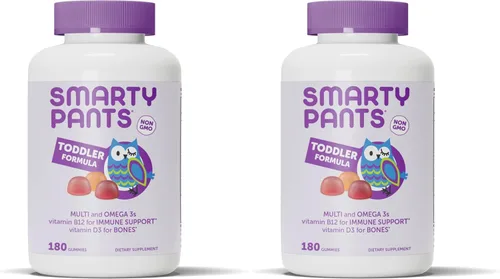Vista 18 de SmartyPants Gomitas Multivitamínicas para Niños Pequeños - Fórmula Mejorada: Omega 3 (DHA/EPA), Vitaminas D3, C, Vitamina B12, B6, A, K y Zinc