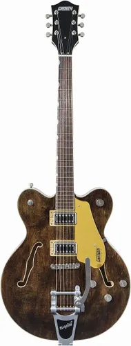 Vista 2 de Gretsch G5622T - Guitarra eléctrica electromática de doble corte con bloque central - Imperial Stain