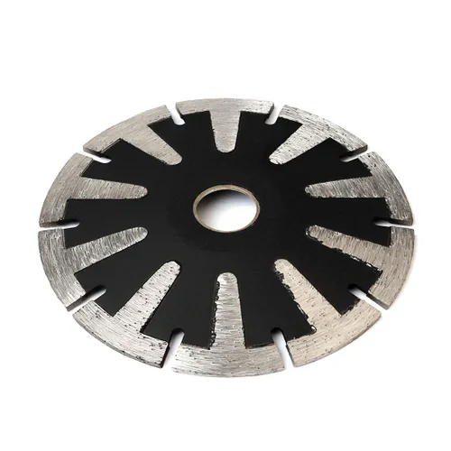 Vista 3 de Hoja de diamante cóncava de 5 "para corte curvado de fregadero de hormigón de mármol de granito