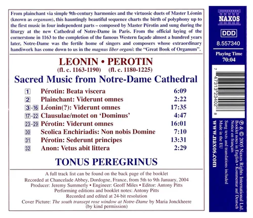 Vista 2 de Leonin, Perotin Sacred Music from Notre-Dame Cathedral