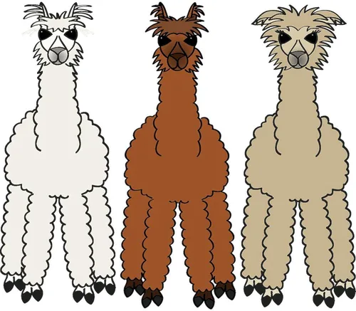 Vista 3 de CafePress Alpaca (No Text) Large Mug 15 oz (444 ml) Ceramic Coffee Mug