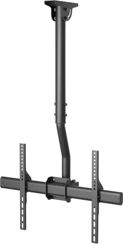 ProMounts Soporte de techo para TV con poste ajustable, colgador de techo para Smart TV, soporte universal VESA TV para pantalla plana, retráctil