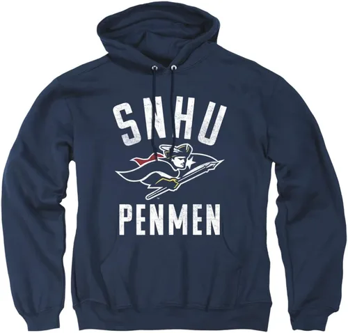 Vista 17 de LOGOVISION Colección oficial de sudaderas con capucha para adultos con logotipo desgastado grande universitario