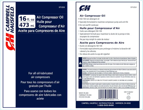 Vista 3 de Campbell Hausfeld Compresor de aceite 16oz MP12 (ST125312AV)