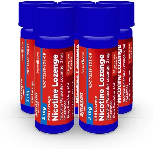 Vista 8 de Yaxa Basic Care Mini pastillas de nicotina Polacrilex, 2 mg, sabor hielo de cereza, ayuda para dejar de fumar, 135