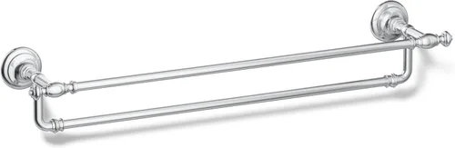 Vista 5 de Kohler K-72570-2BZ Artifacts - Toallero doble de 24 pulgadas, bronce aceitado, talla única