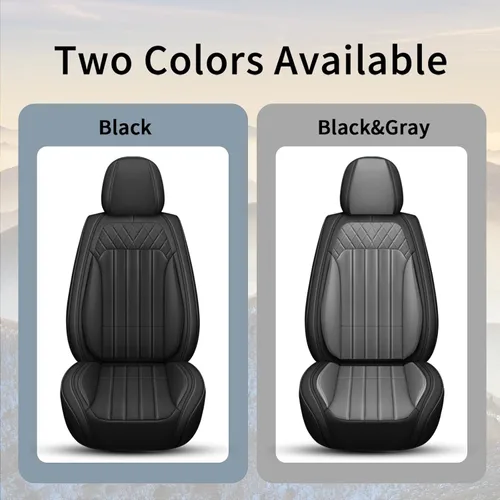 Vista 98 de Fundas de asiento para Toyota 4runner 2003-2025, fundas de asiento de automóvil de cuero impermeables, resistentes a los arañazos, fáciles