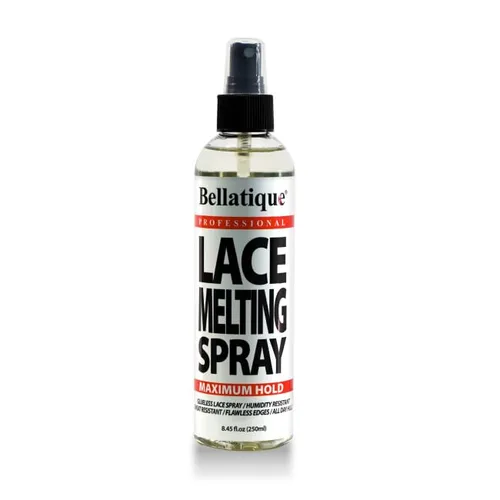 Vista 7 de Bellatique Spray de fusión de encaje (3.38 onzas), sujeción máxima. Bordes impecables, rápido y fácil, secado rápido, resistente a la humedad