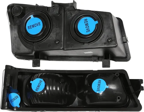 Vista 5 de DNA Motoring HL-OH-CS03-4P-BK-CL1 juego de faros delanteros para lado del chofer y acompañante