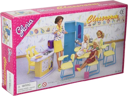 Gloria Dollhouse Furniture - Classroom Play Set