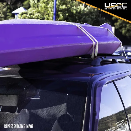 Vista 9 de US Cargo Control Correas de trinquete recubiertas de goma con extremos de gancho de alambre recubiertos de vinilo, 1 x 15 correas de amarre