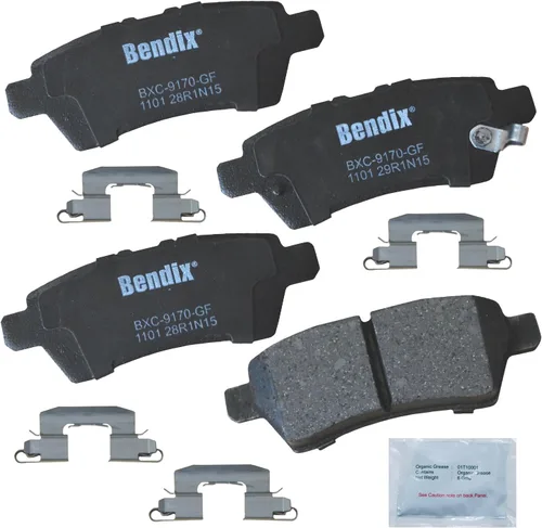 Vista 179 de Bendix Priority1 CFC154 - Juego de pastillas de freno de disco para Avanti II, Century, LeSabre, Regal, Riviera, chasis comercial, DeVille