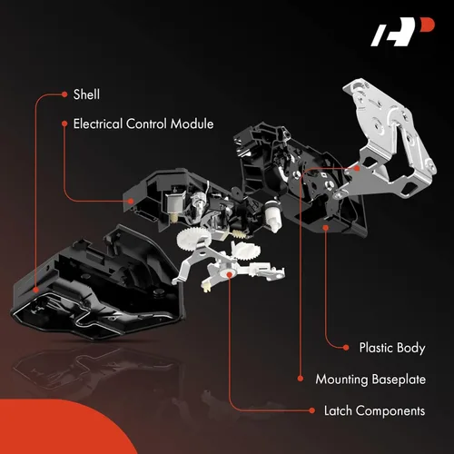 Vista 2 de A-Premium Conjunto de actuador de cerradura de puerta compatible con vehículos Nissan - Pathfinder 2014-2015 L4 2.5L, 2013-2019 V6 3.5L, vehículo