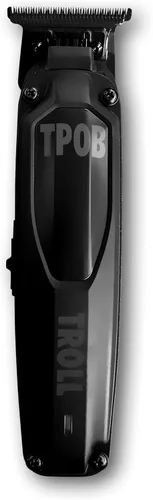 Vista 2 de TPOB Troll Professional Barber Clipper 6800 RPM Super Torque Motor con DLC Fade Blade (recortadora opaca)