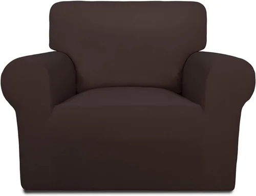 Vista 44 de PureFit Funda súper elástica para sofá reclinable con bolsillo, funda de sofá suave y antideslizante de elastano, lavable, protector de muebles