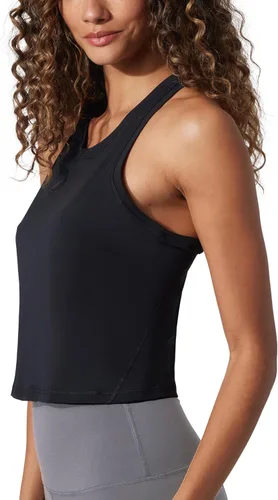 Vista 3 de Yogalicious Camiseta sin mangas ultra suave y ligera con espalda cruzada