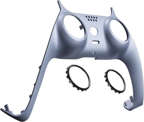 Vista 16 de eXtremeRate Black Decorative Trim Shell Compatible with p s 5 Controller, Soft Touch DIY Replacement Clip Shell, Custom Plates Cover Compatible with