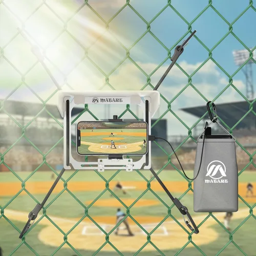 Vista 7 de Montura de Valla para Celular con Sombra, Kit de Montaje para Grabación de Juegos Compatible con Gamechanger, iPhone, Mevo Start, Teléfonos y GoPro