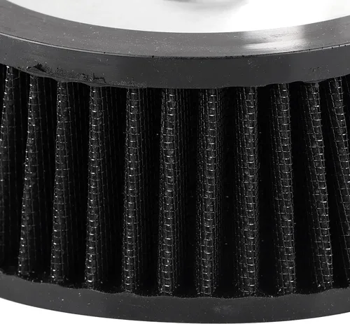 Vista 5 de Filtro limpiador de aire de alta flujo negro Sucker Entrada Compatible con Harley Dyna 1999-2017, Softail 2000-2015, Touring 1999-2007