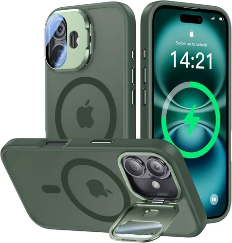 Vista 68 de VOFATA [Protección Completa Mejorada de la Cámara] para Funda iPhone Air con Cubierta de Cámara con Soporte [Compatible con MagSafe][Protección