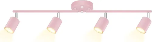 Vista 14 de Kit de iluminación LED de 4 luces BoostArea, iluminación de techo de 4 direcciones en negro, cabezal de luz flexible giratorio para cocina, sala