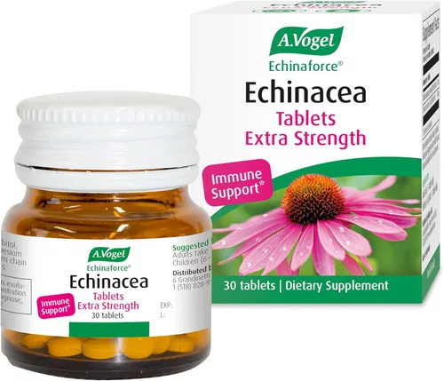A. Vogel Echinaforce - Tabletas extra fuertes – Echinacea orgánica fresca empaquetada – Suplemento diario para apoyo inmunológico – Sin OMG – Fácil
