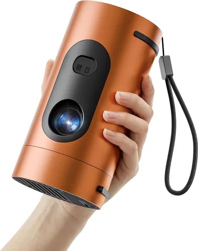 Vista 9 de Mini Projector with WiFi and Bluetooth, 1080P Smart Projector Built-in APPS, USB-C Powered, Auto Focus/Keystone, HDR10, Aluminum Alloy Body, 4K