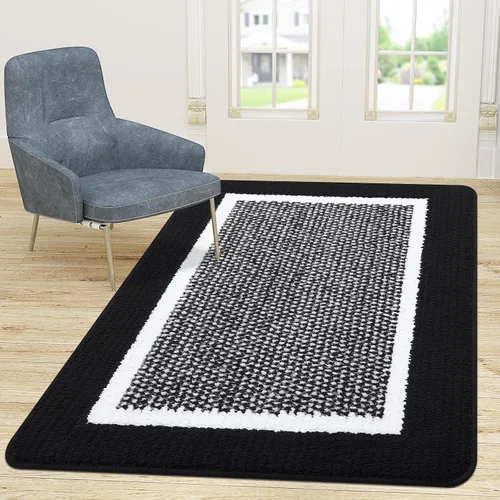 Vista 18 de Colorxy Tapete para puerta de interior, antideslizante, absorbente, resistente a la suciedad, tapetes resistentes de bajo perfil para interiores