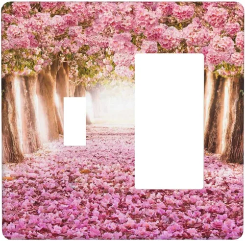 Vista 65 de Arte Moderno Abstracto de Lujo Turquesa Oscuro Verde Azulado Azul Gris Patrón Texturizado de Mármol 1 Gang Interruptor de Luz de Palanca Simple