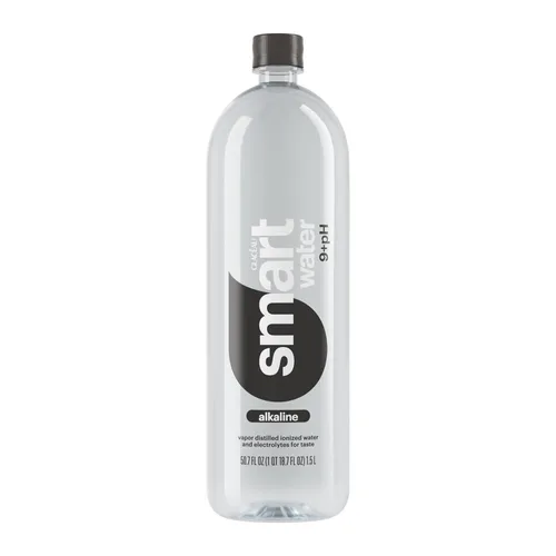 Vista 6 de smartwater Agua alcalina 9+Ph, agua destilada al vapor, 33.8 onzas líquidas (paquete de 6)