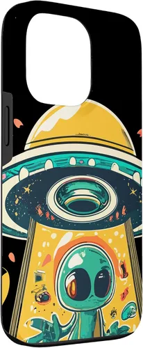 Vista 3 de iPhone 13 Pro Alien Humor, Funny Alien Lover, Funny UFO, Aliens Encounters Case