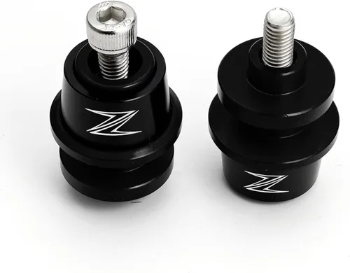 Vista 4 de Carretes Deslizadores de brazo oscilante M8 para motocicleta, tornillo de soporte de brazo oscilante CNC, soporte de basculante Paddock compatible