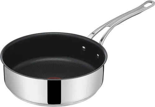Vista 2 de Tefal Jamie Oliver Cook's Classics E3063234 - Sartén de acero inoxidable, 9.4 in, revestimiento antiadherente, indicador de calor, 100% seguro