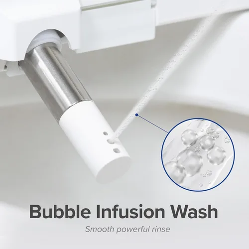 Vista 4 de SmartBidet SB-2600 - Asiento para bidé eléctrico con mando a distancia, con calefacción electrónica, secadora de aire caliente y función de lavado
