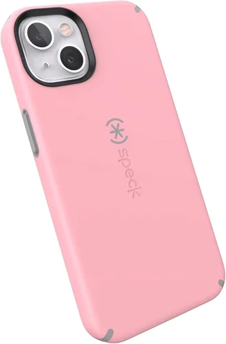 Vista 11 de Speck Funda para iPhone 13 - Protección contra caídas y resistente a los arañazos, diseñada para MagSafe para iPhone 13 - Funda de doble capa, funda