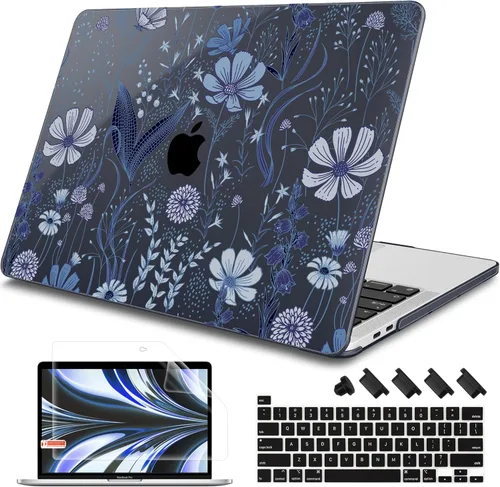 Vista 22 de Tuiklol Funda para MacBook Pro 2022 de 13 pulgadas M2 Clip, versión 2021 2020 M1 A2338 A2289 A2251, carcasa rígida para MacBook Pro de 13.3 pulgadas