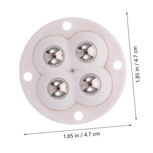 Vista 3 de VILLCASE 4 unidades de contenedores de almacenamiento autoadhesivos para juguetes, cubo de almacenamiento de metal, mini basurero, ruedas de alta