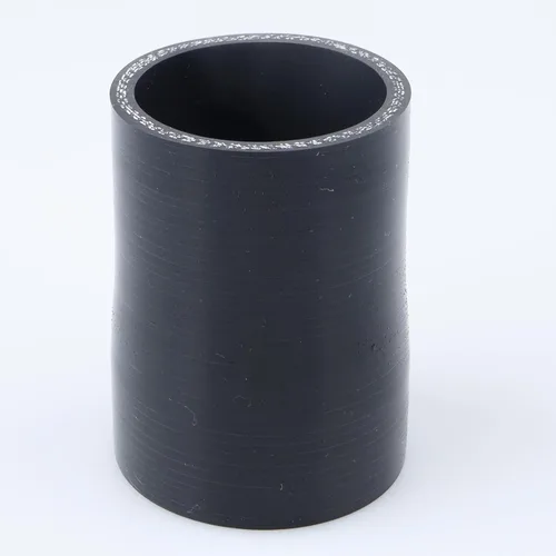 Vista 103 de AC PERFORMANCE ID de 1" a 1/2" (25mm a 13mm) Manguera de silicona recta reductora de 3 capas reforzada negra, 3" de longitud