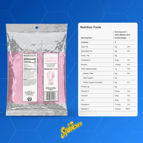 Vista 51 de Bebida en polvo Qwik Stik de Sqwincher, con electrolitos y sin azúcar (contiene 50 unidades), cítrico (Cool Citrus), 50