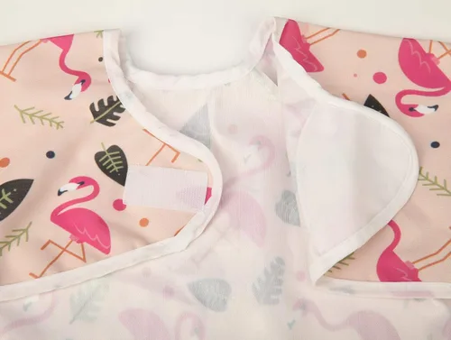 Vista 5 de Babero Camisa de manga larga con bolsillo para bebés de 1 a 3 años (Animal Forest)