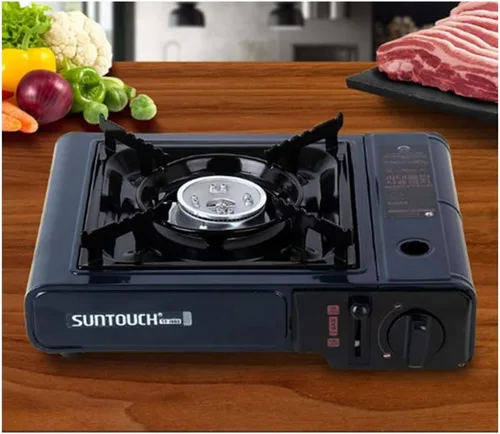 Vista 4 de Suntouch Estufa de gas portátil con estuche (ST-7000 azul)