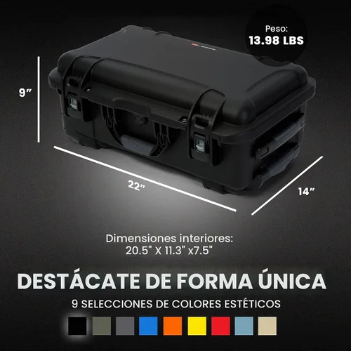 Vista 6 de Nanuk 935 - Maletín rígido impermeable con ruedas vacío
