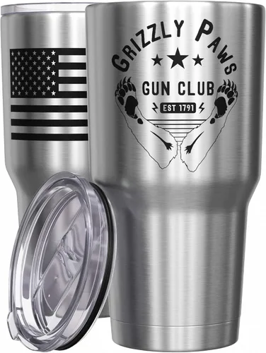Vista 25 de We The People Holsters - Vaso térmico de 30 onzas, 0% Liberal, Negro