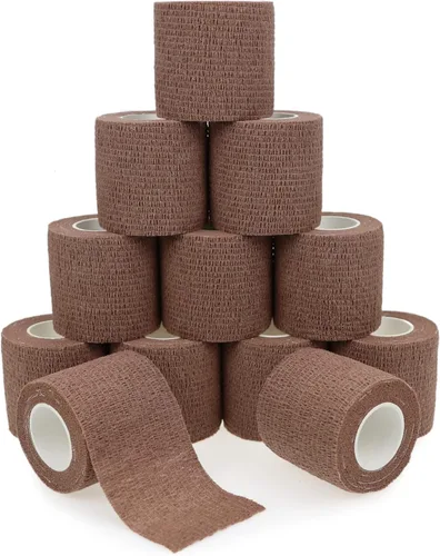 Vista 44 de Vendaje autoadhesivo y envoltura adhesiva animal Vendaje cohesivo envoltura autoadhesiva Cinta adhesiva de primeros auxilios para perros, gatos