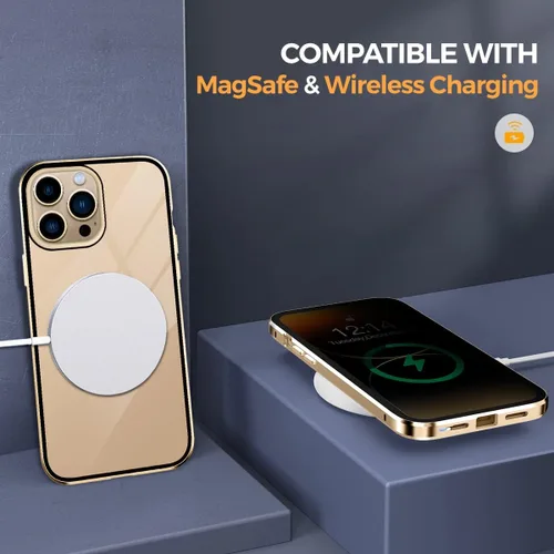 Vista 7 de [Bucle de CD + bloqueo de seguridad] Funda magnética para iPhone 11 Pro Max, pantalla de privacidad con protector de cámara, parachoques de metal