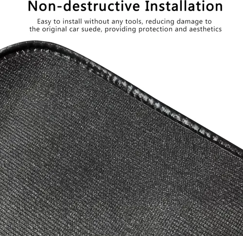 Vista 5 de Tapete de Maletero Trasero para Tesla Model Y 2024-2020 Almohadilla Protectora Tapete Protector de Maletero Para Todo Clima Interior Forro de Carga