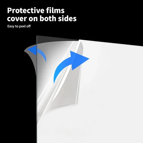 Vista 7 de Art3d (2 Pack) Hojas de plexiglás de 1/8" de grosor - Hojas de PET transparentes de 36" x 24" para diseño de arte, proyectos de manualidades