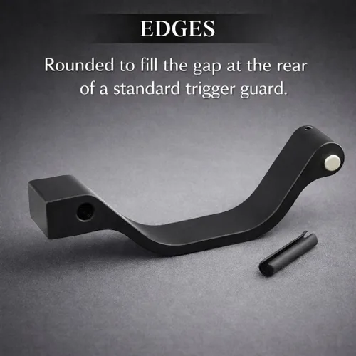 Vista 4 de GOTICAL All Aluminum 6061 T6 Operator - Protector de gatillo de gran tamaño resistente y duradero (negro)