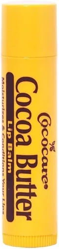 Vista 2 de Cococare Bálsamo labial de manteca de cacao, The Little Yellow Stick enriquecido con manteca de cacao natural, acondiciona y protege los labios